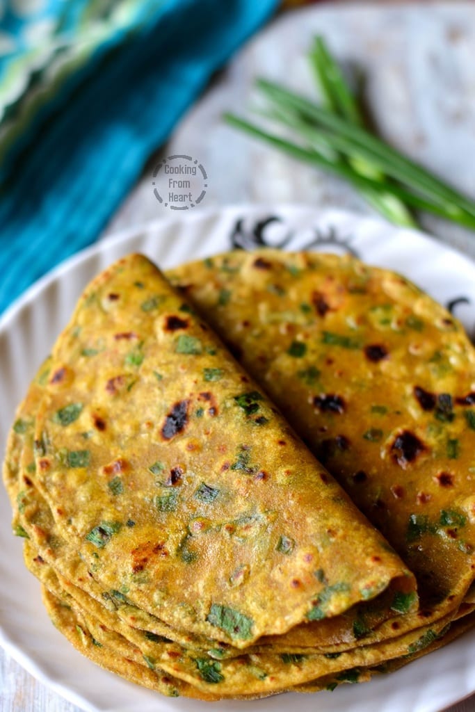 Spring Onion Paratha